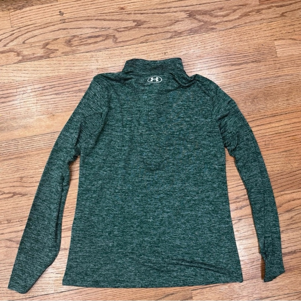 Under Armour Forest Green Quarter-Zip Pullover - Picture 2 of 2